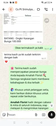 Testimonial Papan Bunga pejaten barat