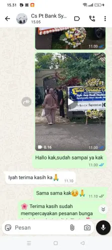 Testimonial Papan Bunga pejaten barat